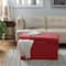 Simplify Faux Leather Double Folding Storage Ottoman